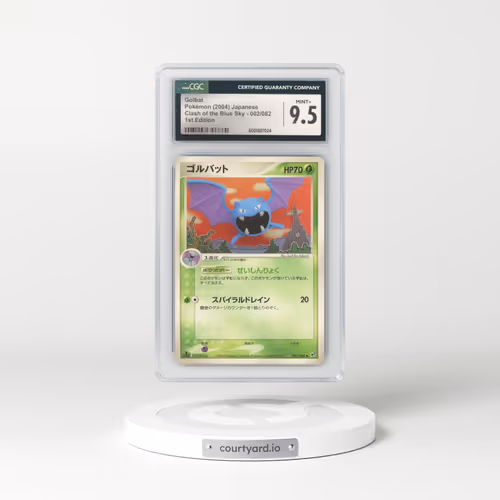 2004 Clash of the Blue Sky #002/082 Golbat - 1st Edition (CGC 9.5 MINT+)