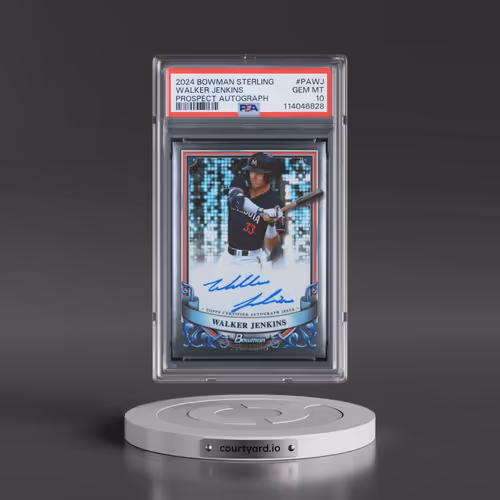 2024 Bowman Sterling Prospect Autographs #PAWJ Walker Jenkins (PSA 10 GEM MINT)