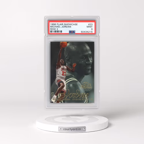 1996 Flair Showcase #23 Michael Jordan - Row 2 (PSA 9 MINT)