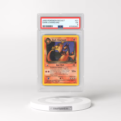 2000 Pokémon Rocket #21 Dark Charizard (PSA 5 EX)