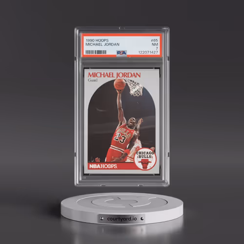 1990 Hoops #65 Michael Jordan (PSA 7 NM)