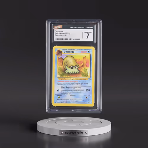 1999 Fossil #52/62 Omanyte (CGC 7 NM)