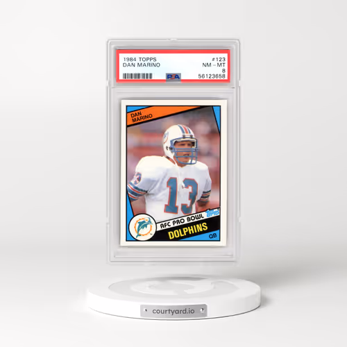 1984 Topps #123 Dan Marino (PSA 8 NM-MT)