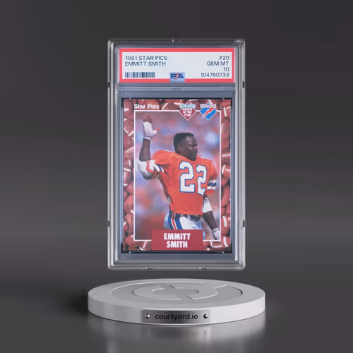 1991 Star Pics #20 Emmitt Smith (PSA 10 GEM MINT)