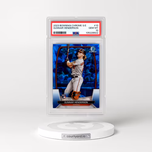 2023 Bowman Chrome Sapphire Edition #10 Gunnar Henderson (PSA 10 GEM MINT)