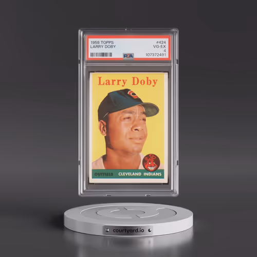 1958 Topps #424 Larry Doby (PSA 4 VG-EX)