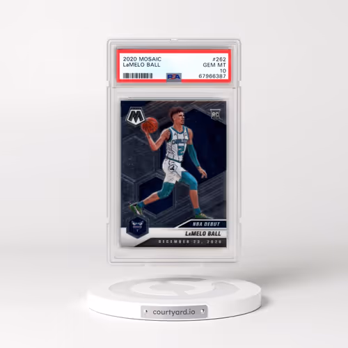 2020 Panini Mosaic #262 LaMelo Ball (PSA 10 GEM MINT)