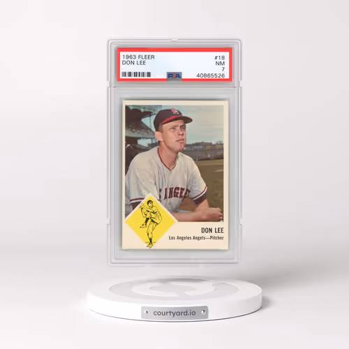 1963 Fleer #18 Don Lee (PSA 7 NM)