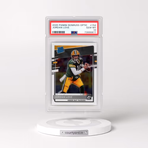 2020 Panini Donruss Optic #154 Jordan Love (PSA 10 GEM MINT)