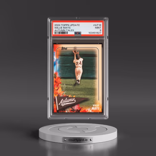 2024 Topps Update Autumn Tales #AT18 Willie Mays (PSA 9 MINT)
