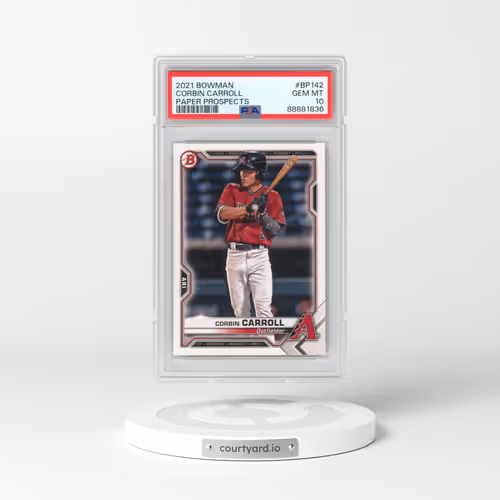 2021 Bowman Paper Prospects #BP142 Corbin Carroll (PSA 10 GEM MINT)