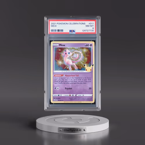 2021 Pokémon Celebrations #011 Mew (PSA 8 NM-MT)