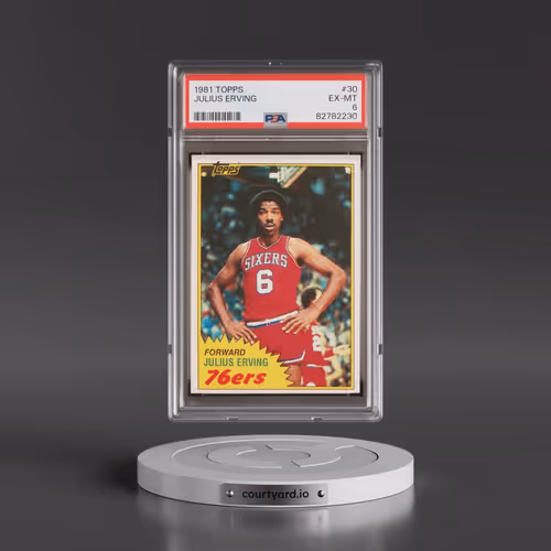 1981 Topps #30 Julius Erving (PSA 6 EX-MT)