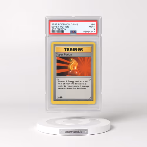 1999 Pokémon Game #90 Super Potion - 1st Edition (PSA 9 MINT)