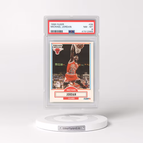1990 Fleer #26 Michael Jordan (PSA 8 NM-MT)