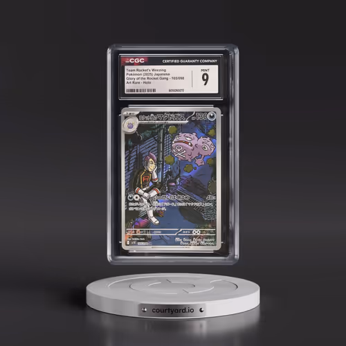 2025 Glory of the Rocket Gang - sv10 #105/098 Team Rocket's Weezing - Art Rare Holo (CGC 9 MINT)