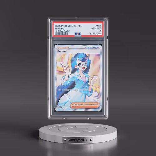 2025 Pokémon Blk EN-Black Bolt #162 Fennel - Ultra Rare (PSA 10 GEM MINT)