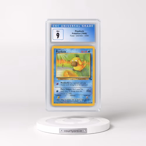 1999 Fossil #53/62 Psyduck (CGC 9 MINT)