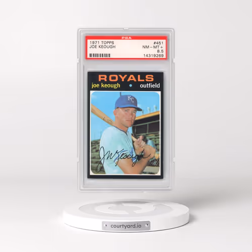 1971 Topps #451 Joe Keough (PSA 8.5 NM-MT+)