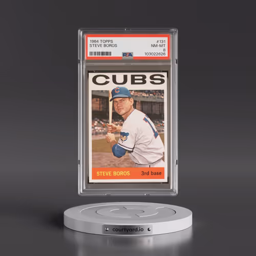 1964 Topps #131 Steve Boros (PSA 8 NM-MT)