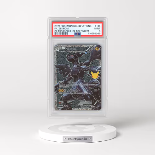2021 Pokémon Celebrations Classic Collection #114 Zekrom - Full Art (PSA 9 MINT)