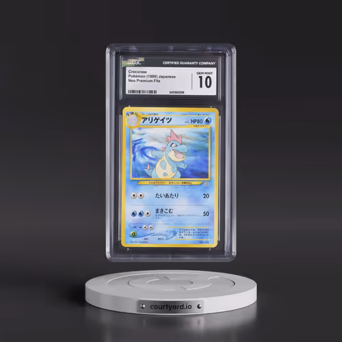 1999 Neo Premium File Croconaw - No Rarity (CGC 10 GEM MINT)