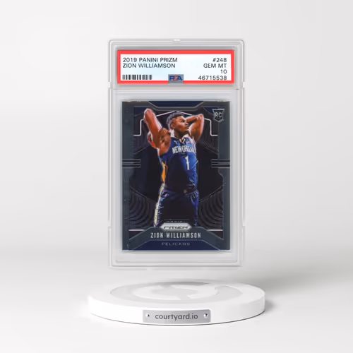 2019 Panini Prizm #248 Zion Williamson (PSA 10 GEM MINT)