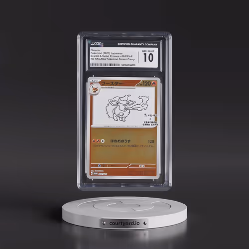 2022 Scarlet & Violet Promos #065/SV-P Flareon - Reverse Holo YU NAGABA x Pokémon () (CGC 10 GEM MIN