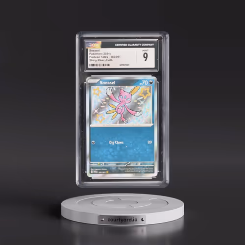 2024 Pokémon Paf EN-Paldean Fates #182 Sneasel - Shiny Rare (CGC 9 MINT)