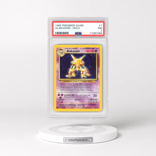1999 Base Set #1 Alakazam - Holo (PSA 7 NM)