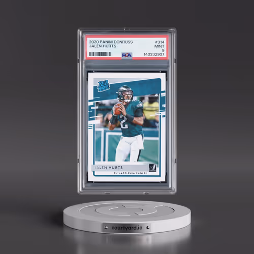 2020 Panini Donruss #314 Jalen Hurts (PSA 9 MINT)