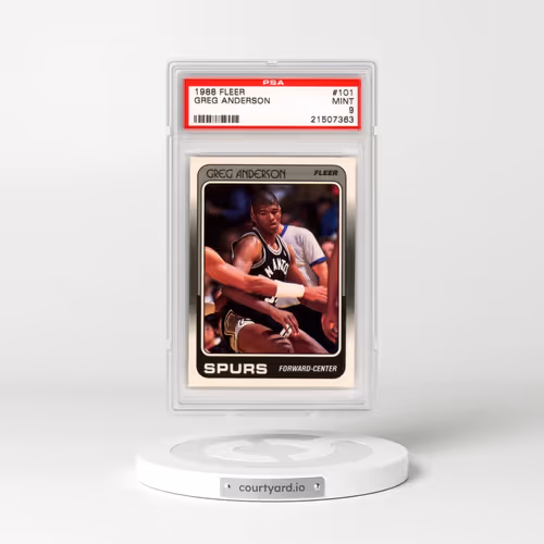 1988 Fleer #101 Greg Anderson (PSA 9 MINT)