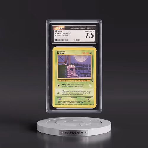 1999 Fossil #48/62 Grimer (CGC 7.5 NM+)