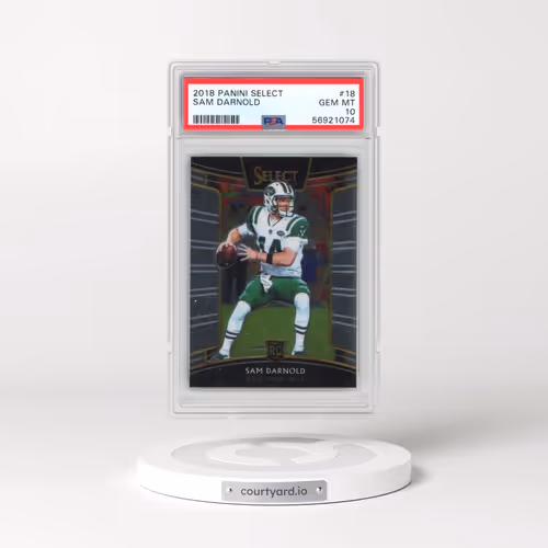 2018 Panini Select #18 Sam Darnold (PSA 10 GEM MINT)
