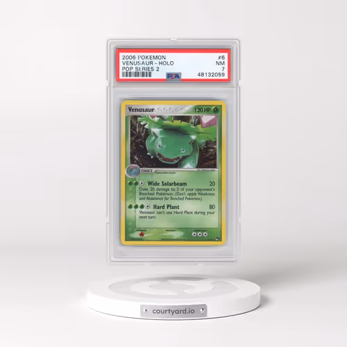 2006 Pokémon Pop Series 2 #6 Venusaur - Holo (PSA 7 NM)