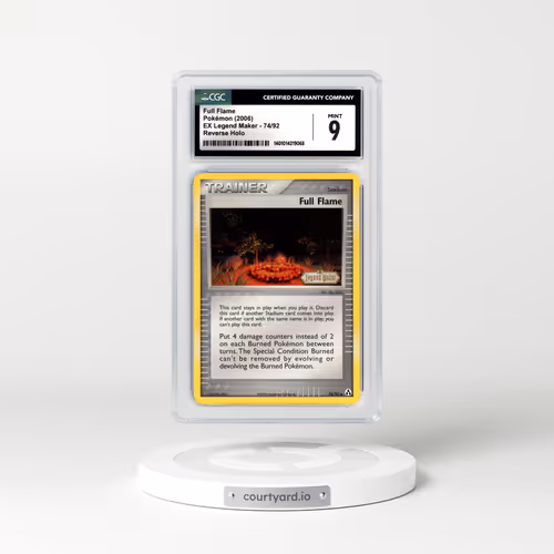 2006 EX Legend Maker #74 Full Flame - Holo (CGC 9 MINT)