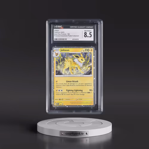 2025 Pokémon Svp EN-SV Black Star Promo #169 Jolteon - Prismatic Evolutions Poster Collection (CGC 8