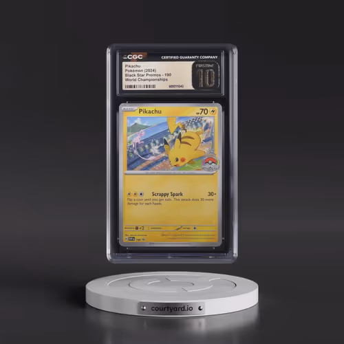 2023 Black Star Promos - Scarlet & Violet SVP EN #190 Pikachu - World Championships (CGC 10 PRISTINE