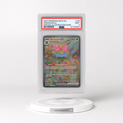 2023 Pokémon Mew EN-151 #198 Venusaur EX - Holo Special Illustration Rare (PSA 9 MINT)