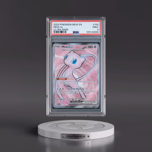2023 Pokémon Mew EN-151 #193 Mew EX - Holo Ultra Rare (PSA 9 MINT)