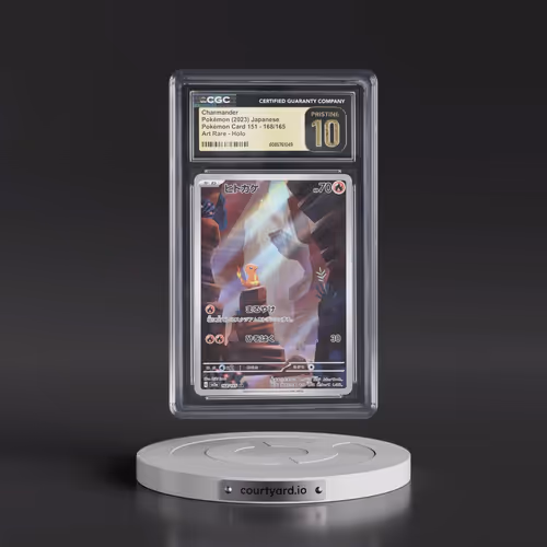 2023 Pokémon Card 151 #168/165 Charmander - Art Rare Holo (CGC 10 PRISTINE)