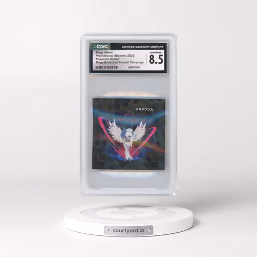 2005 Pokémon Center Stickers - Japanese Mega Absol - Mega Evolution Found! Campaign (CGC 8.5 NM-MT+)