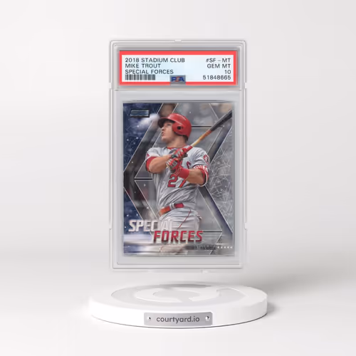 2018 Stadium Club Special Forces #SF-MT Mike Trout (PSA 10 GEM MINT)