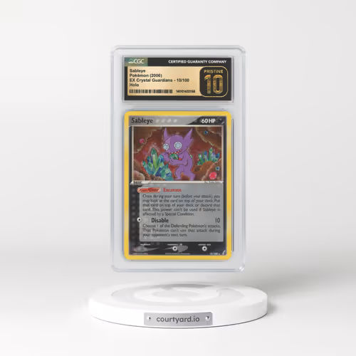 2006 EX Crystal Guardians #10 Sableye - Holo (CGC 10 PRISTINE)