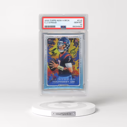 2023 Topps Now X Tyson Beck X C.J. Stroud #CJ2 C.J. Stroud (PSA 10 GEM MINT)