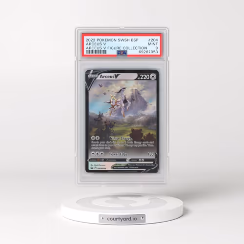 2022 Pokémon Swsh Black Star Promo #204 Arceus V - Holo Arceus V Figure Collection (PSA 9 MINT)