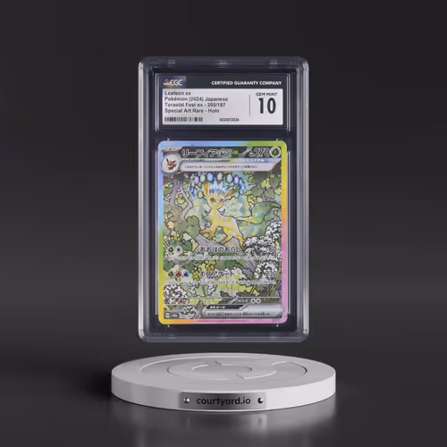 2024 High Class Pack: Terastal Fest ex - sv8a #200/187 Leafeon ex - Special Art Rare Holo (CGC 10 GE