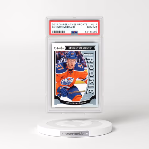 2015 O-Pee-Chee Update #U11 Connor McDavid (PSA 10 GEM MINT)