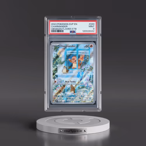 2023 Pokémon Svp EN-SV Black Star Promo #044 Charmander - Obsidian Flames Elite Trainer Box (PSA 9 M