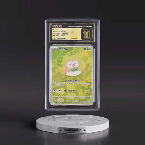 2026 Nihil Zero - M3 #082/080 Rowlet - Art Rare Holo (CGC 10 PRISTINE)